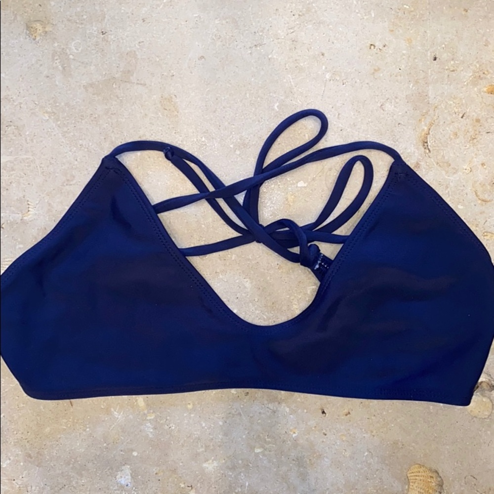 Navy bikini/swim top